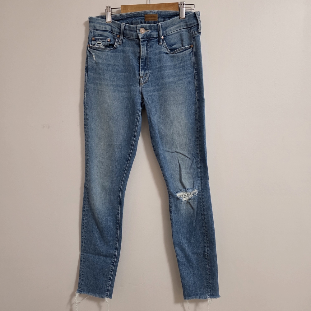 MOTHER Light Blue Skinny Jeans